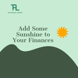 Add Some Sunshine to Your Finances