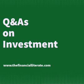 Q&As on Investment